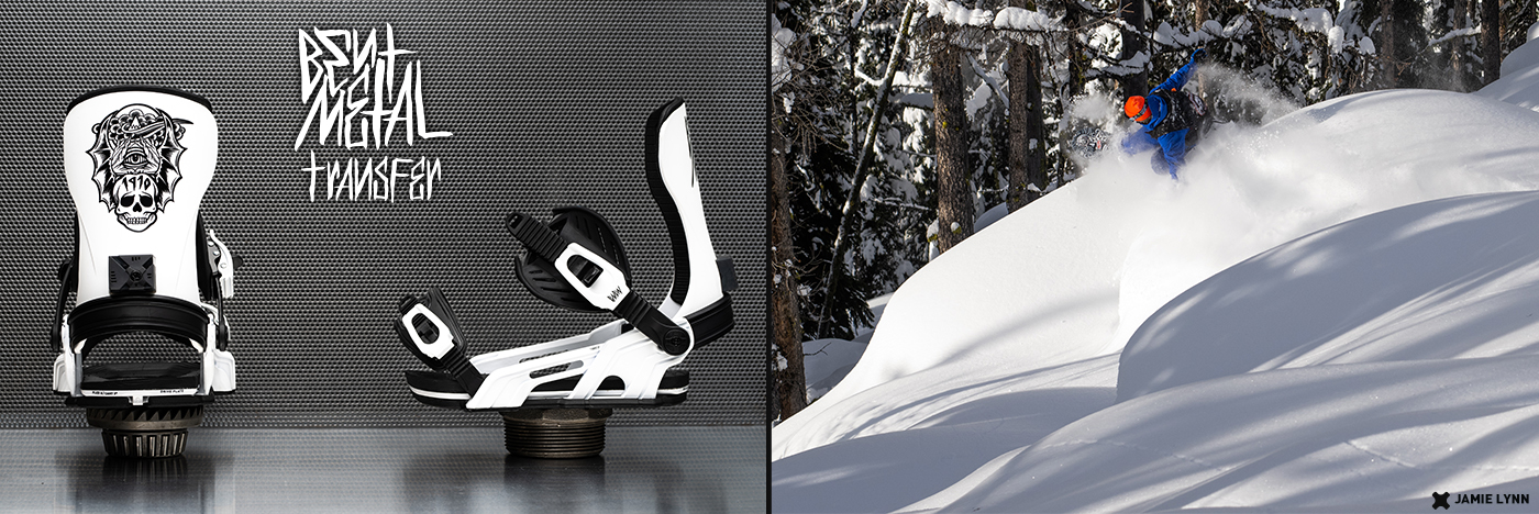 Bent Metal Transfer by Jamie Lynn Snowboard Bindings