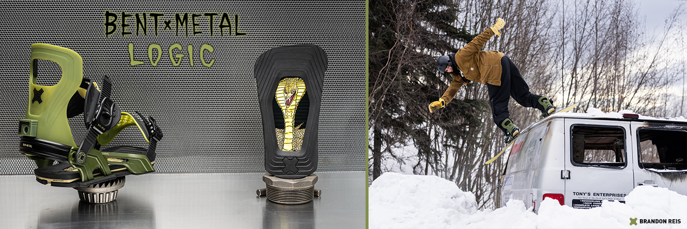 Bent Metal Logic by Sean Genovese Snowboard Bindings