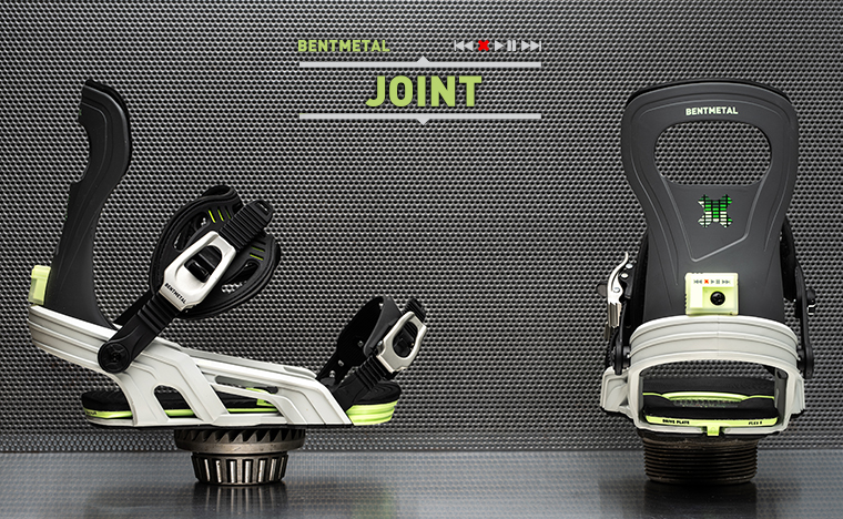 Bent Metal Joint Snowboard Bindings